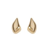 The Jewellery Club - Nova earrings gold - Oorbellen - Dames oorbellen - Stainless steel - Tijdloos - Goud - 2,2 cm breed