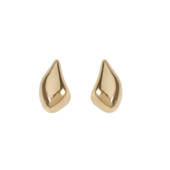 The Jewellery Club - Nova earrings gold - Oorbellen - Dames oorbellen - Stainless steel - Tijdloos - Goud - 2,2 cm breed
