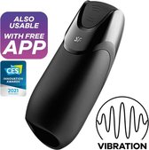 Satisfyer - Men Vibration+ Connect App - Black black silver