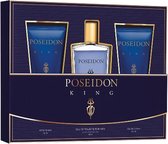 Parfumset voor Heren The King Poseidon EDT (3 pcs) (3 pcs)