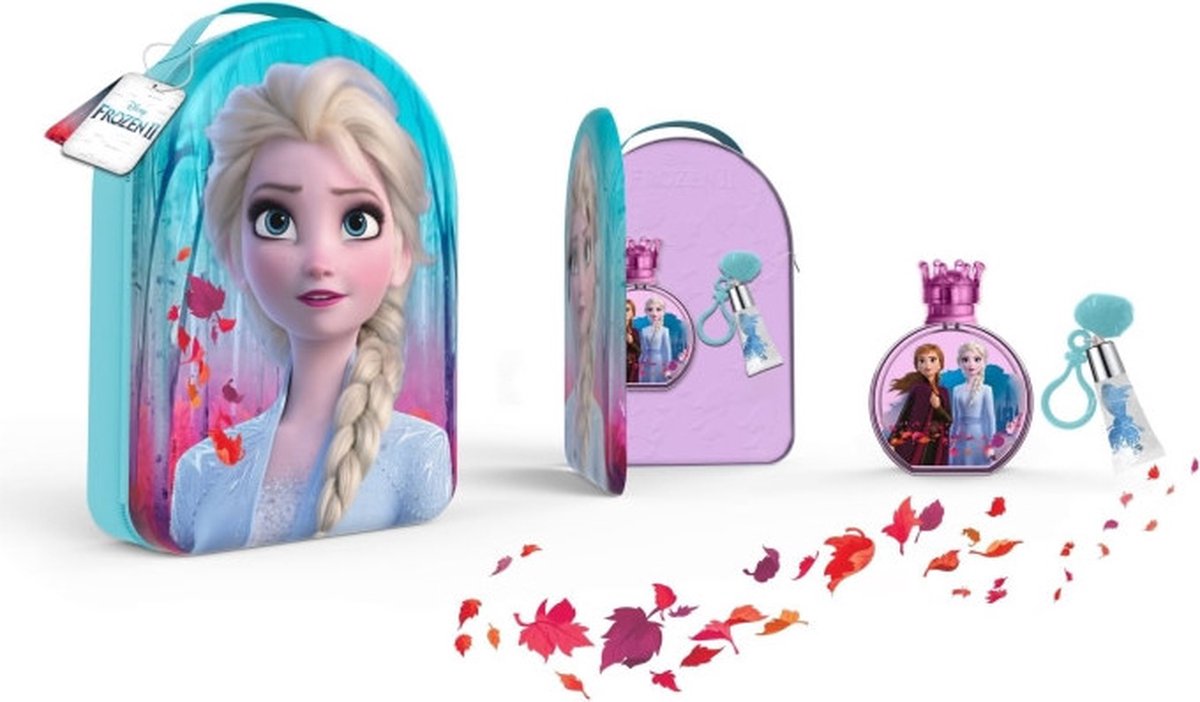 Frozen II Geschenkset - Eau De Toilette 100 ml & Lipgloss - Met Rugzak