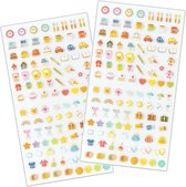 Kawaii stickers voor je agenda - 2x stickervel transparant - Plannerstickers Kawaii - Japanse Stickers - Mooi voor scrapbooking, journal en agenda - Planner Stickers - Stickervellen - Stickervellen Japan