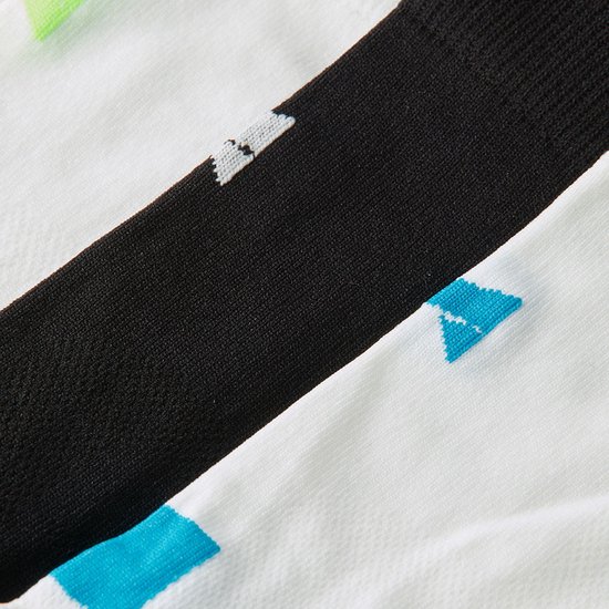 Xtreme - Fietssokken - Unisex - Multi wit - 45/47 - 3-Paar - wielrensokken - moutainbike sokken - fietsokken heren - fietssokken dames van Merkloos — afbeelding 4