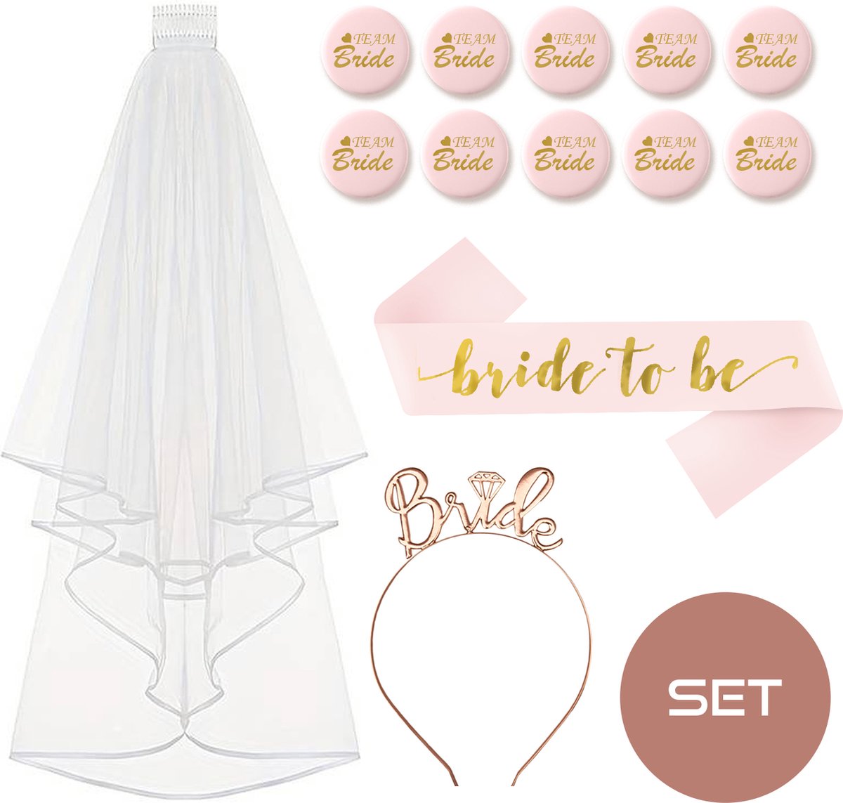 “Bride to Be” Vrijgezellenfeest Vrouw Pakket – Bachelorette Party – 
