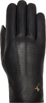 Schwartz & von Halen Handschoenen Heren - Jaxon (zwart) - geitenleren handschoenen met luxe faux fur voering & touchscreen-functie - Zwart maat 9,5