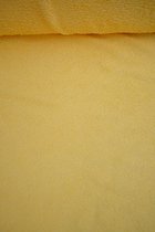 Badstof uni geel 1 meter - modestoffen voor naaien - stoffen