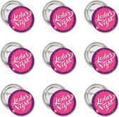 9 buttons Lady's Night - lady's night - button - vrijgezellenfeest - party - feest - badge