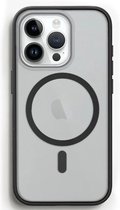 Woodcessories Bio Clear Case MagSafe - Geschikt voor iPhone 15 Pro Max - Duurzaam - Eco vriendelijk - Gemaakt van bio-materialen - Matte / Black