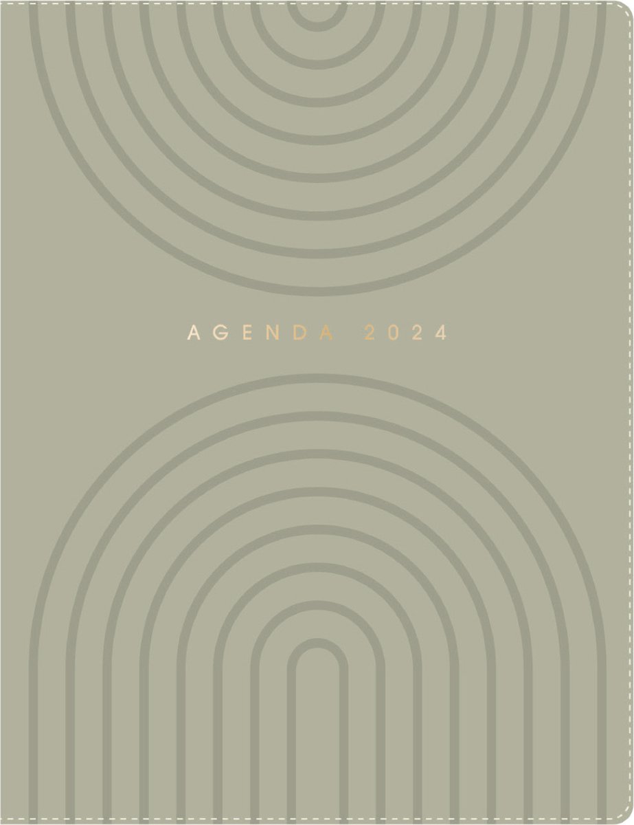De Hobbit Agenda 2024 A5 Vintage Flex Cover Zen