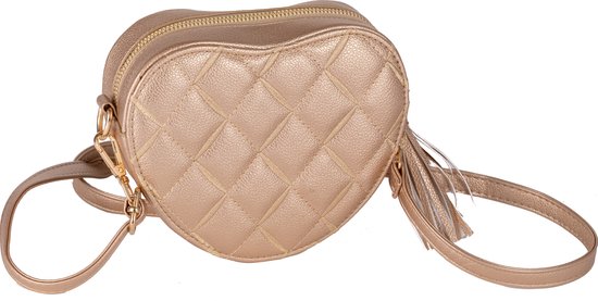 styleBREAKER Dames Halve Maan Crossbody Schoudertas, Afneembare Verstelbare Schouderriem, Effen Handtas 02012386, Kleur:Cognac