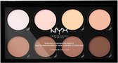 NYX Professional Makeup Highlight & Contour Pro Palette - Highlight & Contour - 8 x 2,7 g