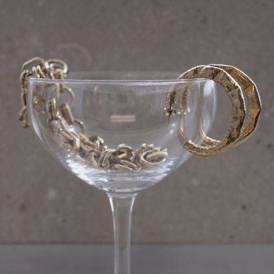 The Jewellery Club - Boucles d'oreilles Grace or - Boucles Boucles d'oreilles - Boucles d'oreilles femme - Acier inoxydable - Or - 4 cm