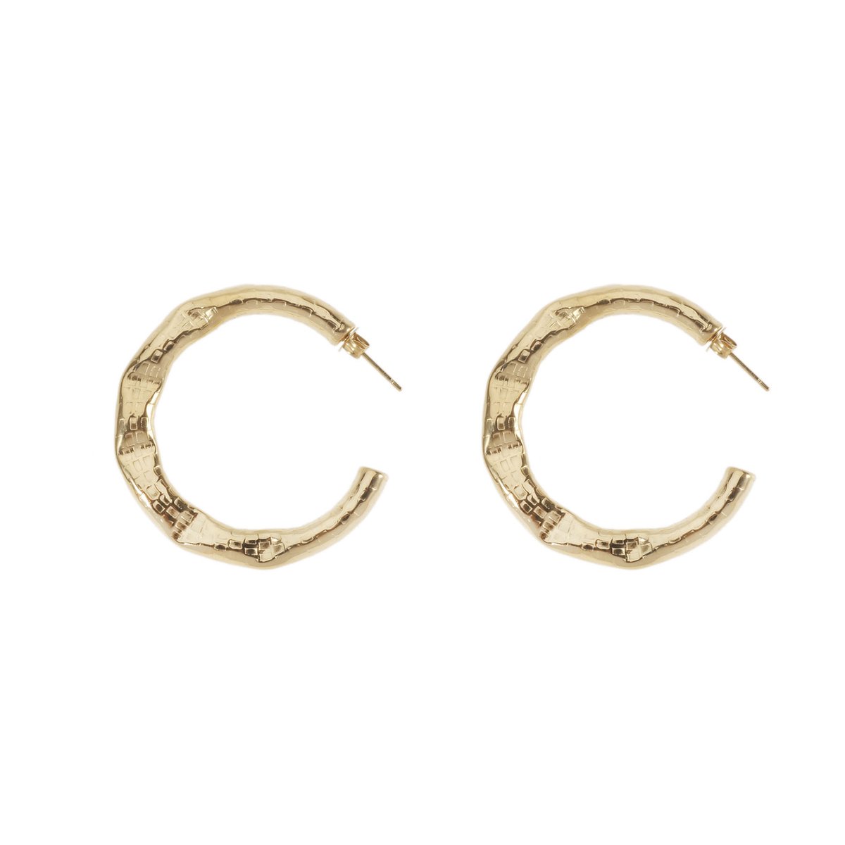 The Jewellery Club - Grace earrings gold - Oorbellen - Dames oorbellen - Stainless steel - Goud - 4 cm