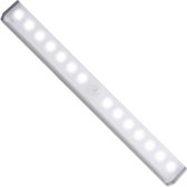 Bande LED - éclairage LED idéal et très convivial sur détecteur de mouvement - rechargeable & sans fil & magnétique & cuisine & escalier & placard & autocollant & éclairage de placard