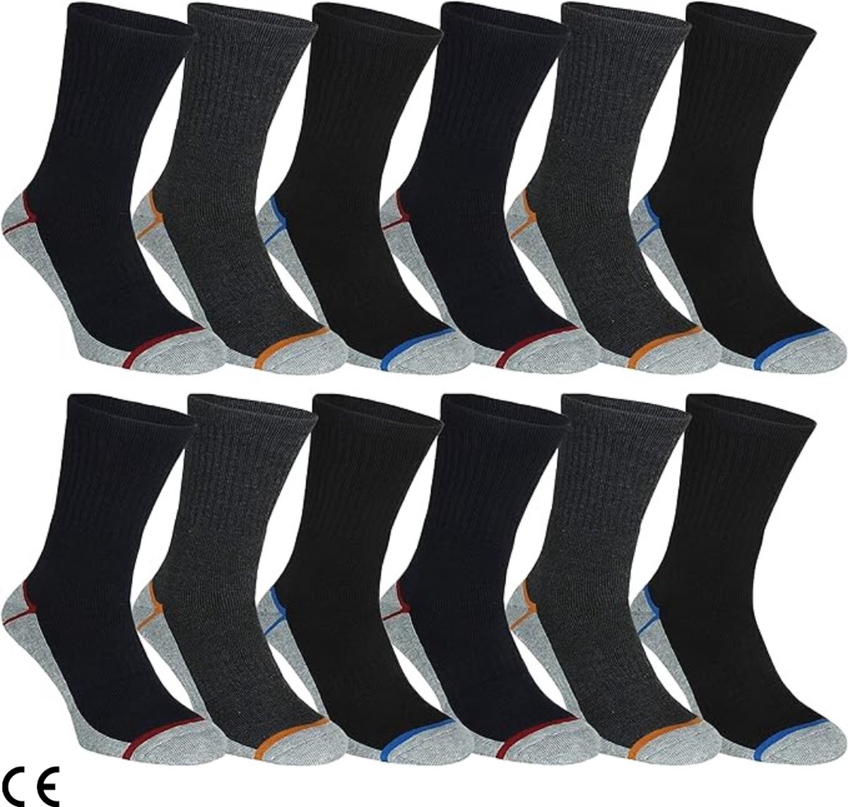 Chaussettes thermiques norvégiennes 6 paires