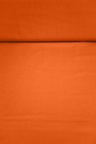 Katoen uni oranje 1 meter - modestoffen voor naaien - stoffen
