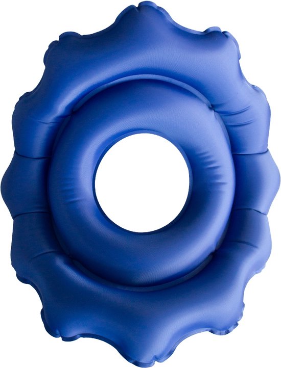 Mobiclinic AIR-01 - Orthopedisch stootkussen - Opblaasbaar aambeienkussen - Voor Haemorrhoid - Coccyx Pijn - Pilonidale Cyste - Perinea - Zwangerschap - Kind Geboorte - Prostatitis - Rond - Pompen en gat