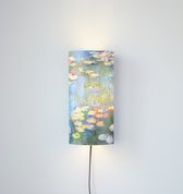 Packlamp - WandPacklamp - Waterlelies - Monet - 29 cm hoog - ø12cm - Inclusief Led lamp