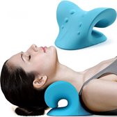Borvat® | Nekstretcher - Nekmassage Kussen - Nekpijn en Rugklachten - Nekkussen - Shiatsu Massagekussen - Inclusief Bolide Handleiding