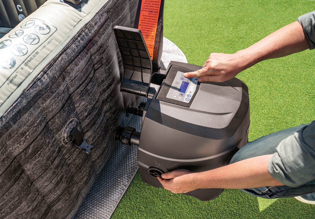 Intex PureSpa Greystone Deluxe + Aquatural Set Aroma - afbeelding 3