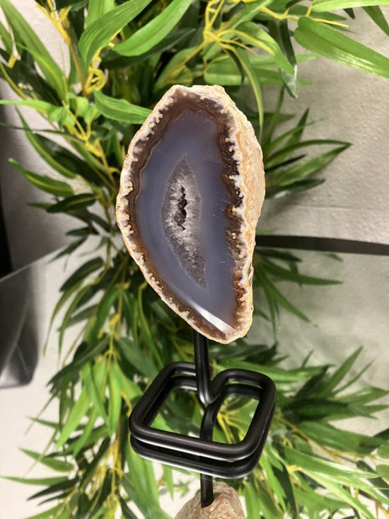 Agaat op standaard ring voet groot (07)