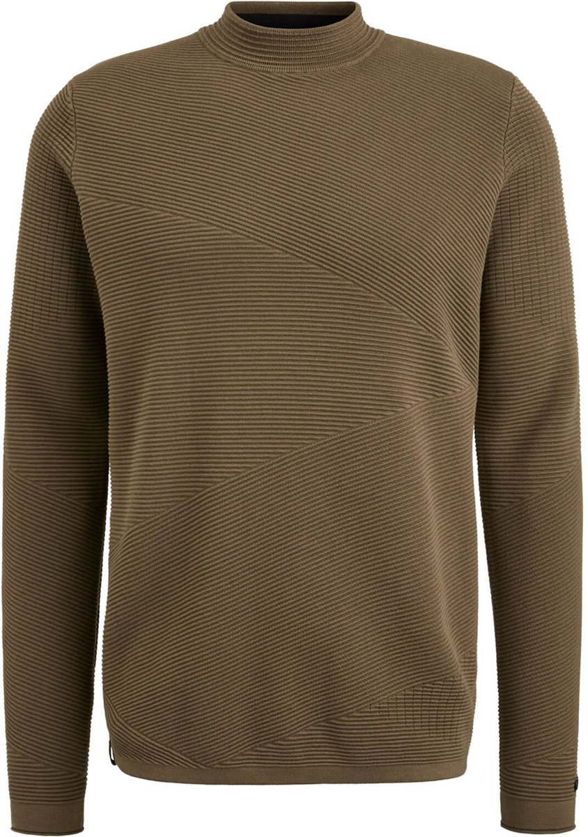 Cast Iron - Turtle Trui Bruin - Heren - Maat M - Regular-fit