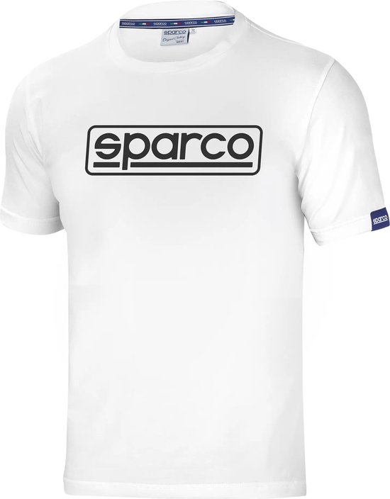 Sparco T-Shirt FRAME - Wit - T-shirt maat XL