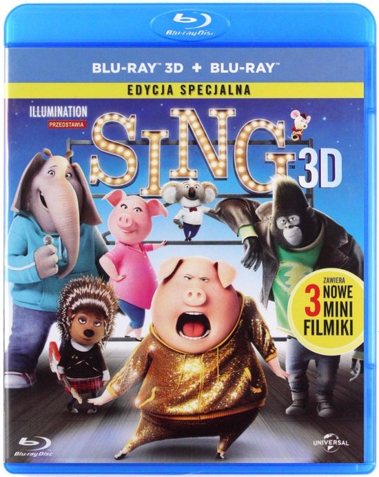 Sing [Blu-Ray 3D]+[Blu-Ray]