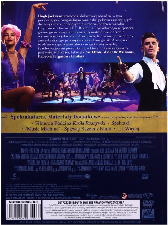 The Greatest Showman [DVD] - 