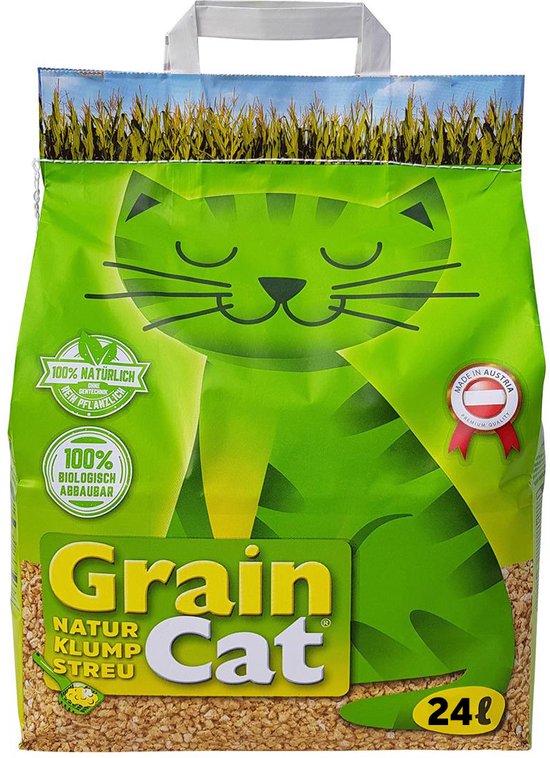 GreenCat litière compostable pour chat agglomérante 12L | bol.