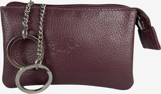 STILORD 'Ano' 3-in-1 Lederen Sleuteletui Mini Portemonnee en Kaart Etui Vintage Sleutel Tas Sleuteltasje met Geschenkverpakking Echt leder, Kleur: salerno - bruin