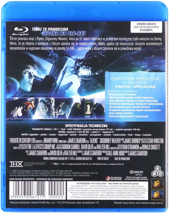 Aliens [Blu-Ray] (Blu-ray), Bill Paxton | Dvd's | bol.com