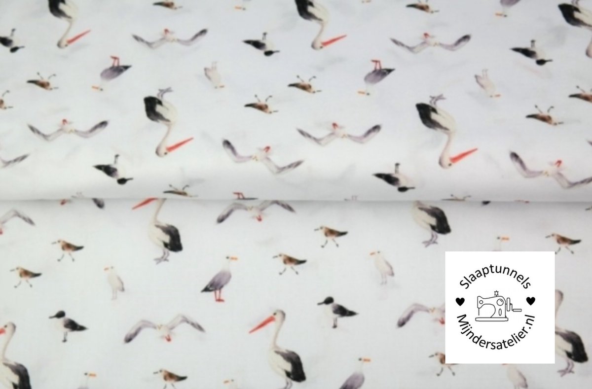 Slaaptunnel- vogels- voor matras 70 breedte- Mijnders Atelier
