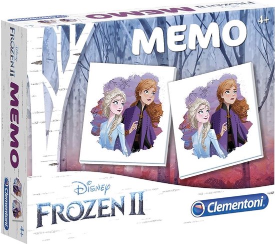 Clementoni - Spel Memo Pocket - Disney Frozen 2 - Kaartspel