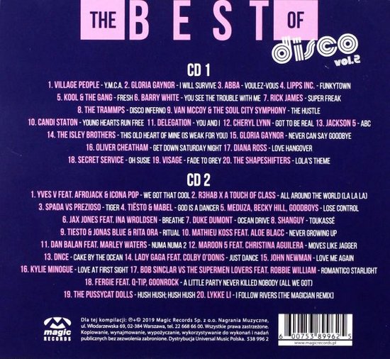The Best Of Disco Vol. 2 [2CD]