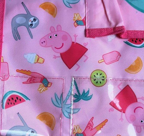 Auto organiser peppa pig roze car organiser 45 cm x 50 cm