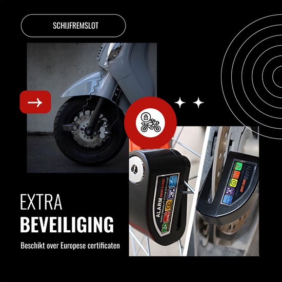 Schijfremslot / Remschijfslot kopen? ✔️ o.a. voor Fiets en Motor