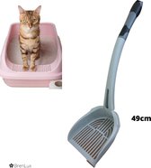 BrenLux - Kattenbak - Schep kattenbak - Poepschep - Grote 49cm schep - hygiëne huisdieren - Extra degelijk
