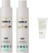 2x Spray protéiné Label.M + Format voyage Evo offert