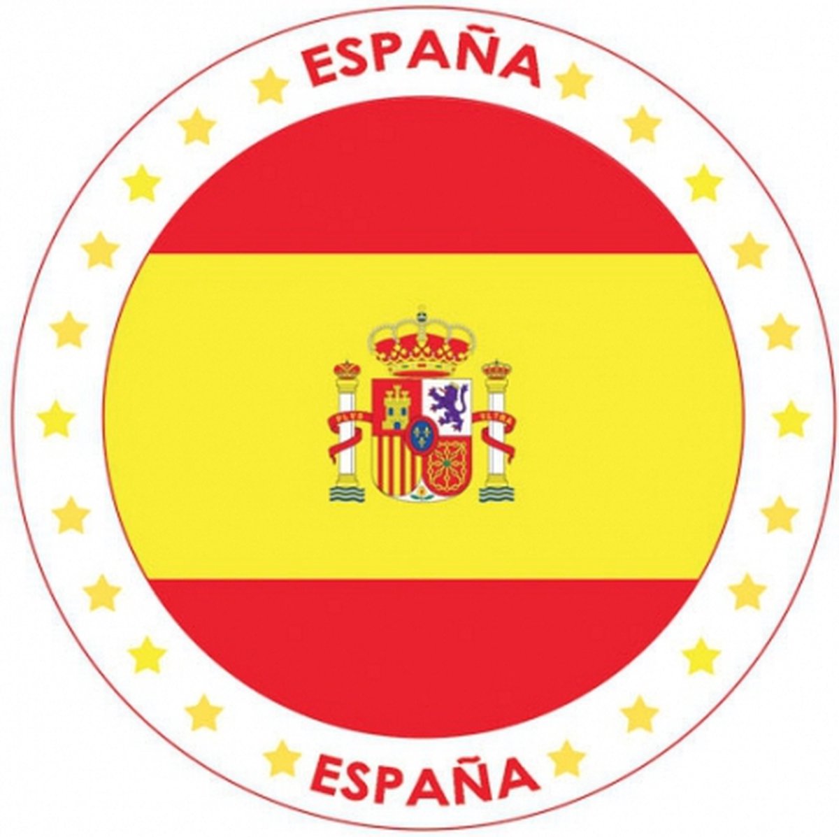 Bierviltjes Spanje - 75x stuks - landenthema - versiering - onderzetter