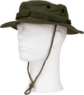 Groene bush hoed met extra drukknoop XL (61)
