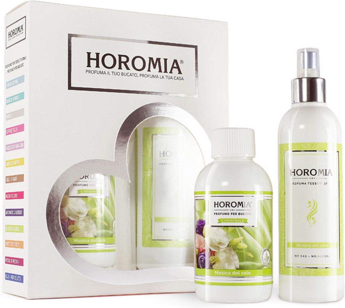 Horomia Geschenkset Musica-del-Sole - Wasparfum en textielspray