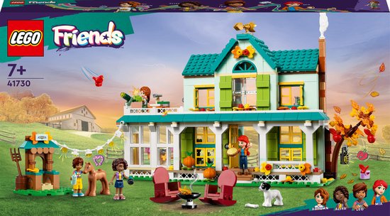 LEGO Friends Autumns huis, Poppenhuis Speelset met Minipoppetjes en Accessoires - 41730