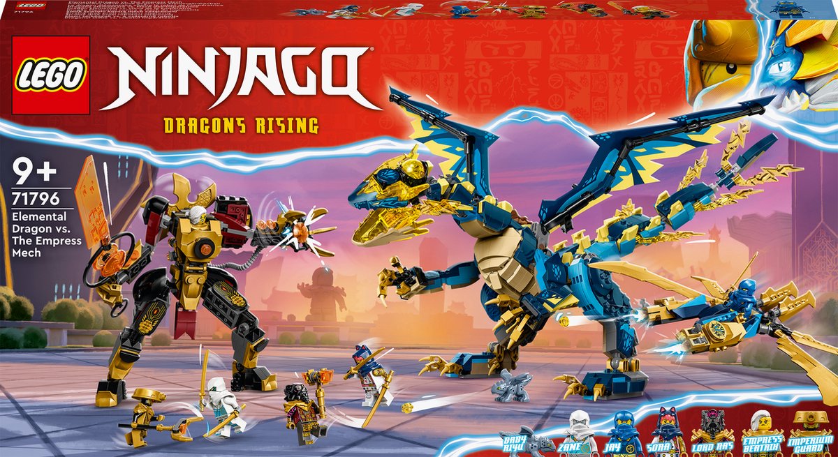 LEGO NINJAGO Le Dragon Élémentaire contre le Robot de l