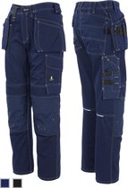 Hardwear 06131 Atlanta Pantalon de travail poches genoux et clous 100% coton | 90C44, taille 44 | extra long