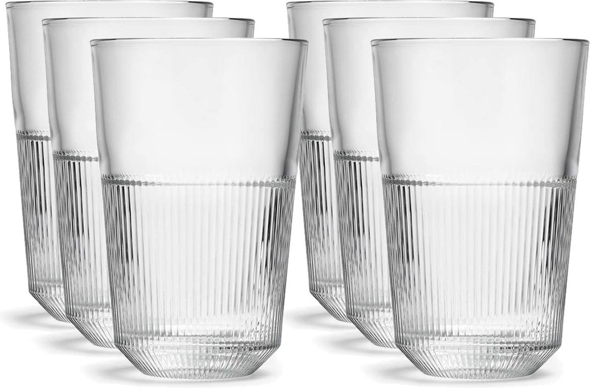 Royal Leerdam Longdrinkglazen Rayo - 18x - glas - 360 ml - drink/water glazen