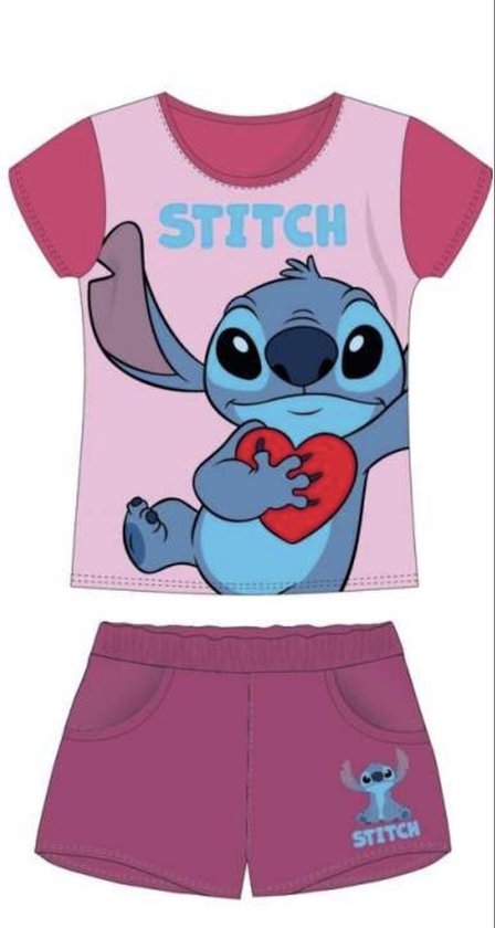 Pyjama Lilo & Stitch Taille 4 ans - rose