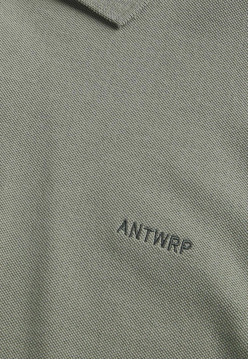 Antwrp Long Sleeve Polo Shirt Sea Spray
