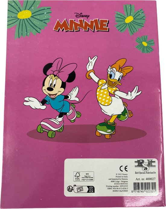 MultiColor - Disney Minnie roze kleurboek - kleurboek - 32 pagina's waarvan  16... | bol.com