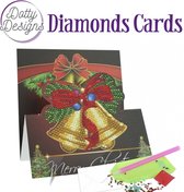 Dotty Designs Diamond Easel Card 150 - Christmas Bells